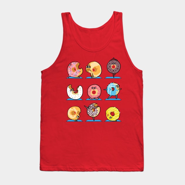 Donut Yoga Tank Top by huebucket